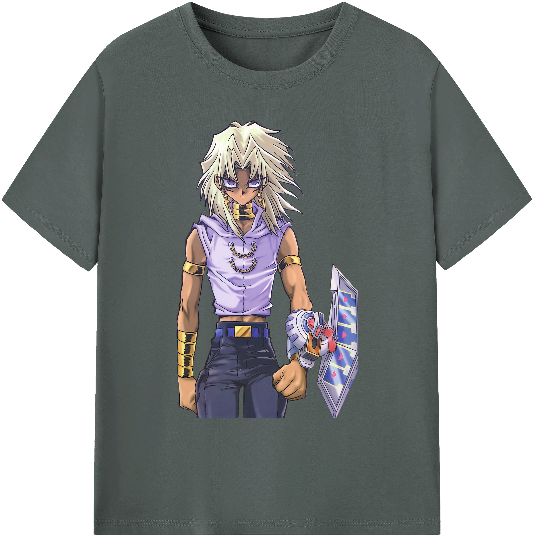 （画像用） 遊☆戯☆王 Yu-Gi-Oh! 綿100％ メンズ半袖Tシャツ｜肌触りやわらか＆通気性